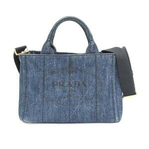 Prada Canapa Convertible Tote Denim #251111P71B